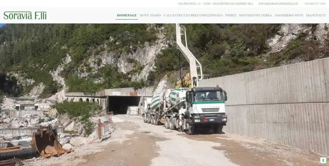 Anteprima del sito Soravia Fratelli
